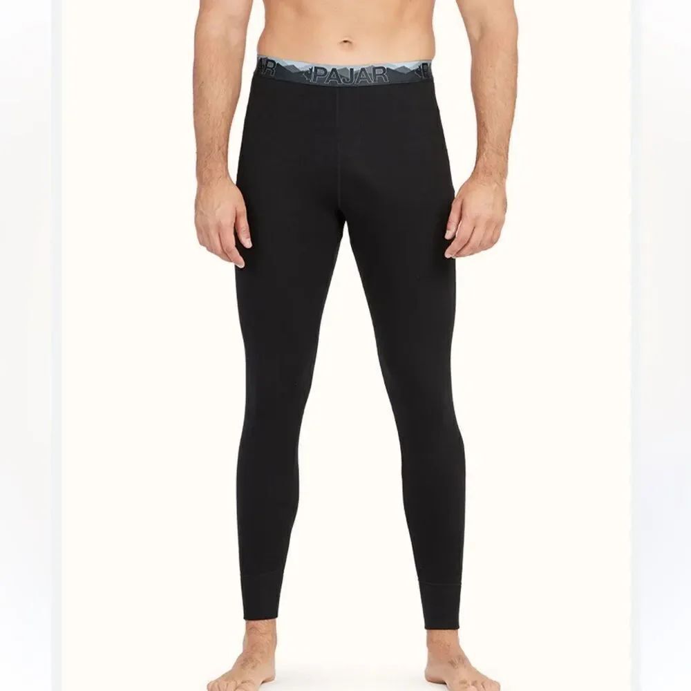 Pajar Lightweight Insolation Thermal Base Layer Pants Black Men’s Large